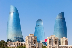 Flame Towers, Skyline, Baku, Aserbaidschan, aserbaidschan reise