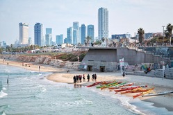 Tel Aviv, Strand, Skyline, Israel, Stadt, Rundreise Israel