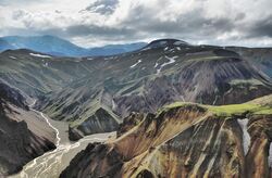 Landschaft, Landmannalaugar, Island Reise