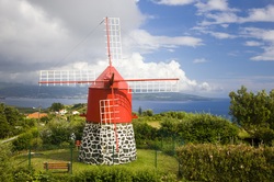 Faial, Windmühle, Azoren, Natur, Meer, Azoren Rundreise