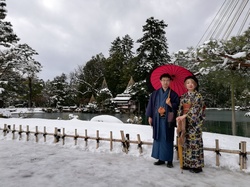 Japaner, Kanazawa, Winter, Japan, Landschaft